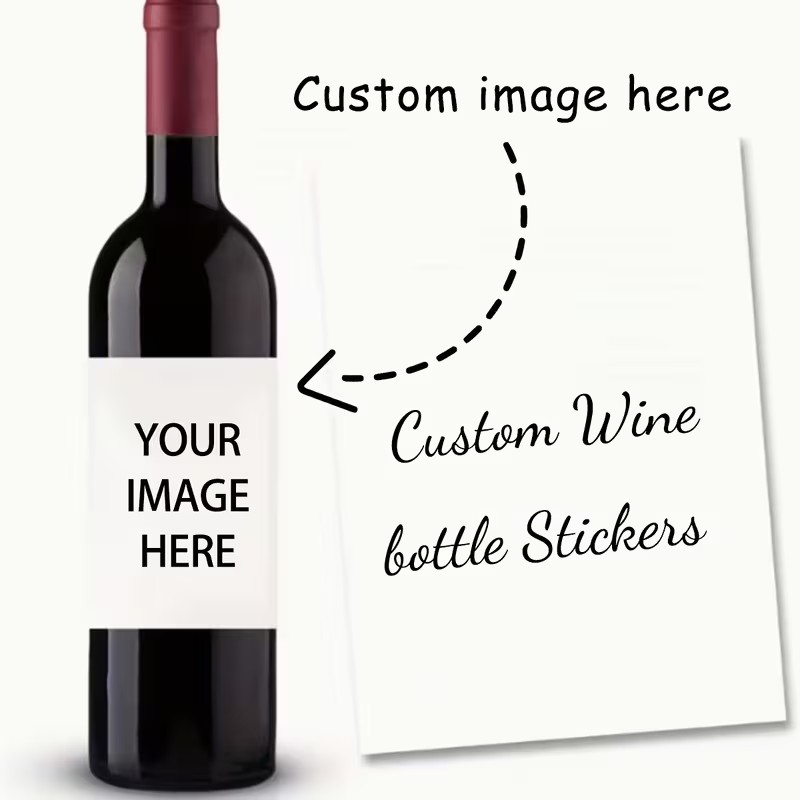 맞춤형 와인병 라벨 스티커, 사진/로고를 추가할 수 있 - Wine Beer Bottle 리뷰 및 가격