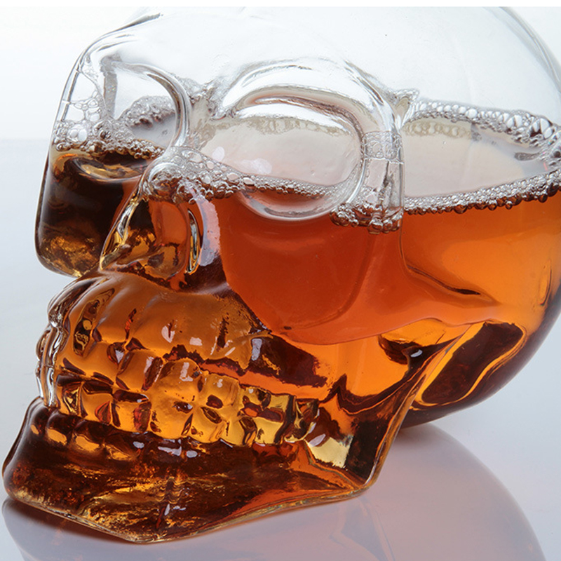 창의적인 해골 머리 디캔터 크리스탈 병, 보드카 와인  - Wine Beer Glass Set 리뷰 및 가격