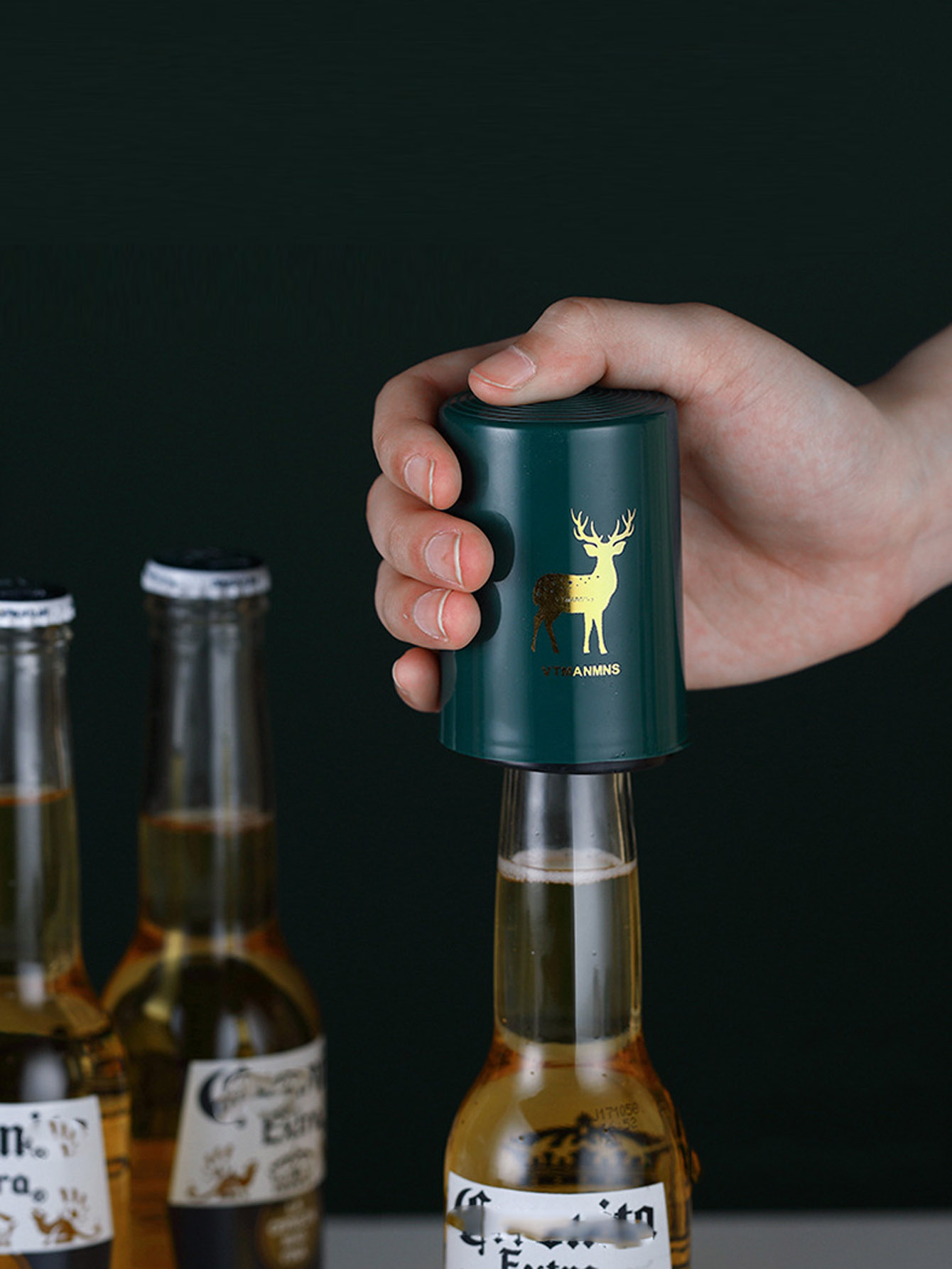 자동 맥주 병따개 스테인리스 스틸 프레스 뚜껑 맥주 코 - Wine Beer Bottle 리뷰 및 가격